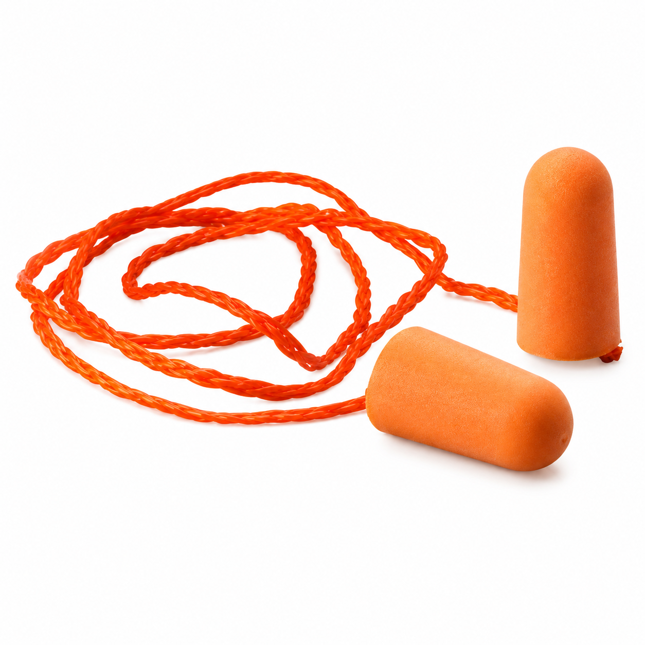 Bright Orange Foam Earplug