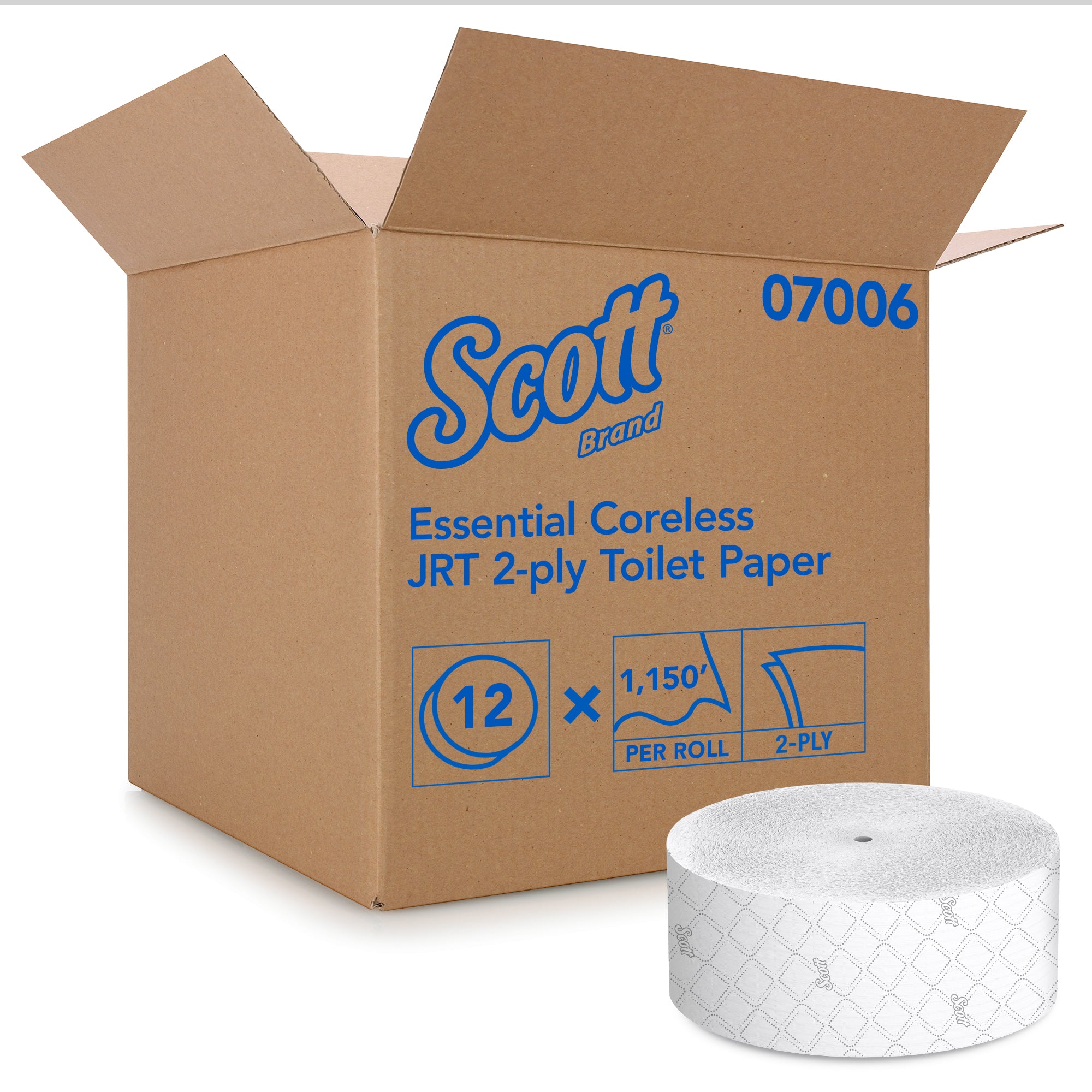Scott JRT Jr. Coreless Jumbo Roll Bath Tissue