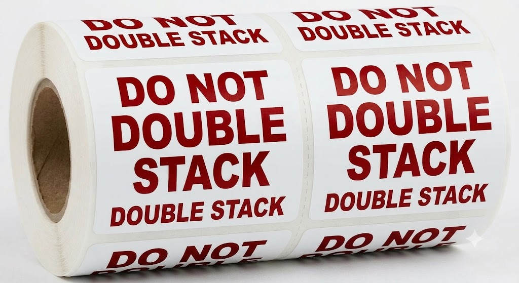 DO NOT DOUBLE STACK Corner Labels
