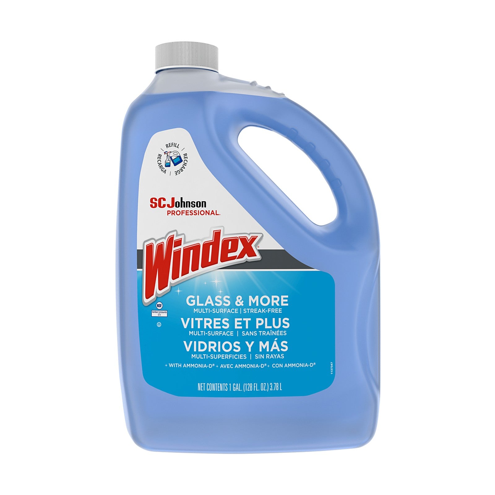 Windex Glass Cleaner with Ammonia-D 128 oz