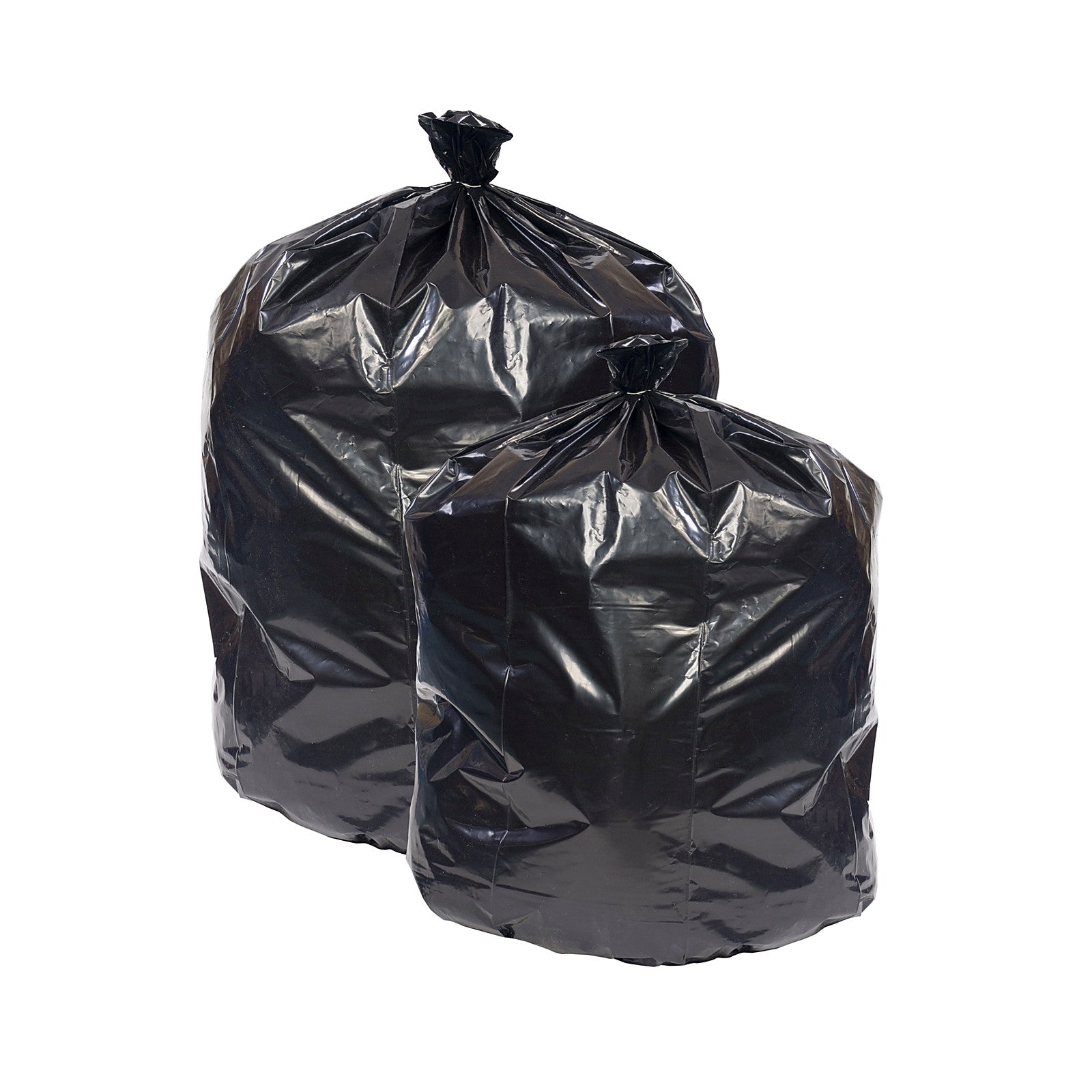 Black Repro LLDPE Can Liners 24x32, 0.9 mil