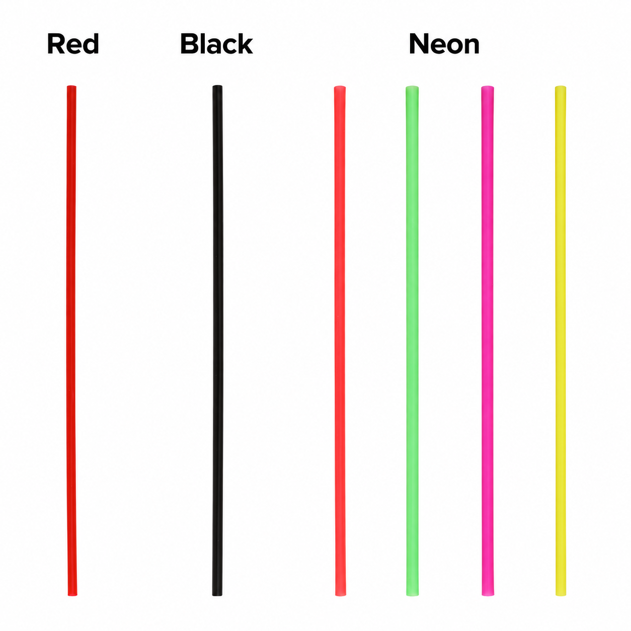 Unwrapped Semi-Slim Straw / Stirrer