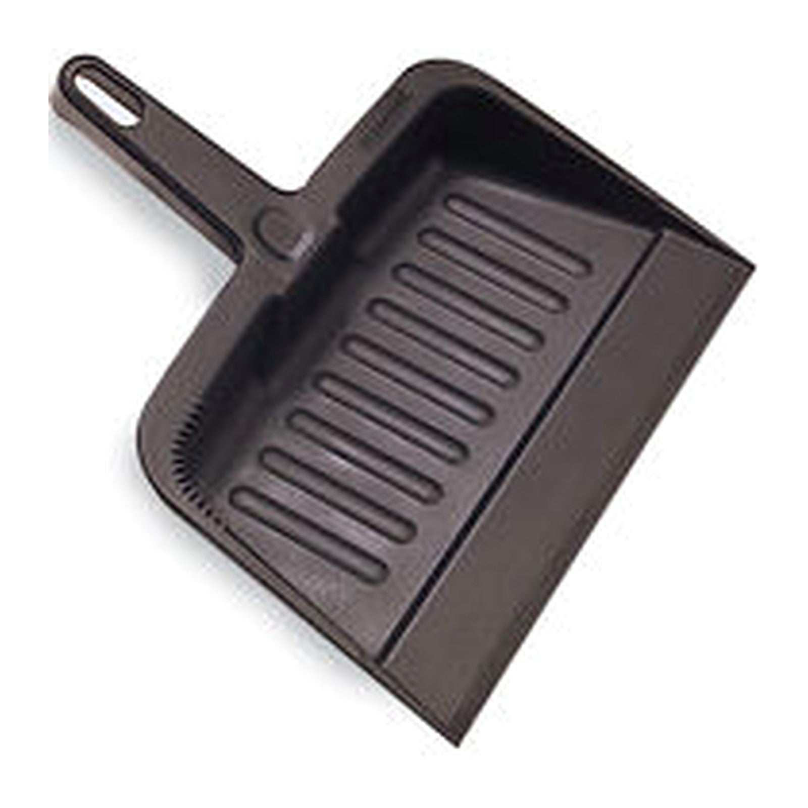 Heavy Duty Plastic Dust Pan Charcoal 12.25 in