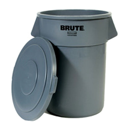 Brute Round Container Lid Gray 55 Gallon