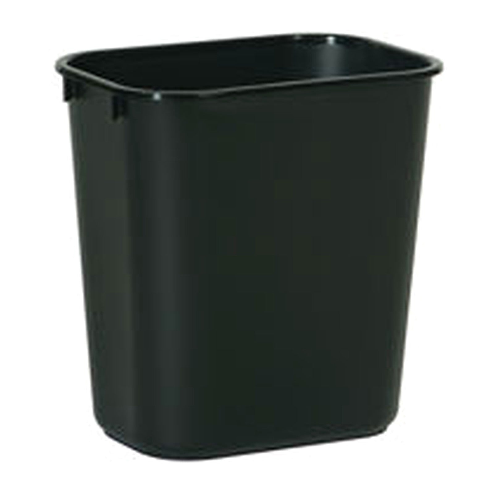Small Wastebasket Black 13 Quart