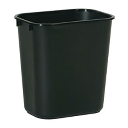 Small Wastebasket Black 13 Quart