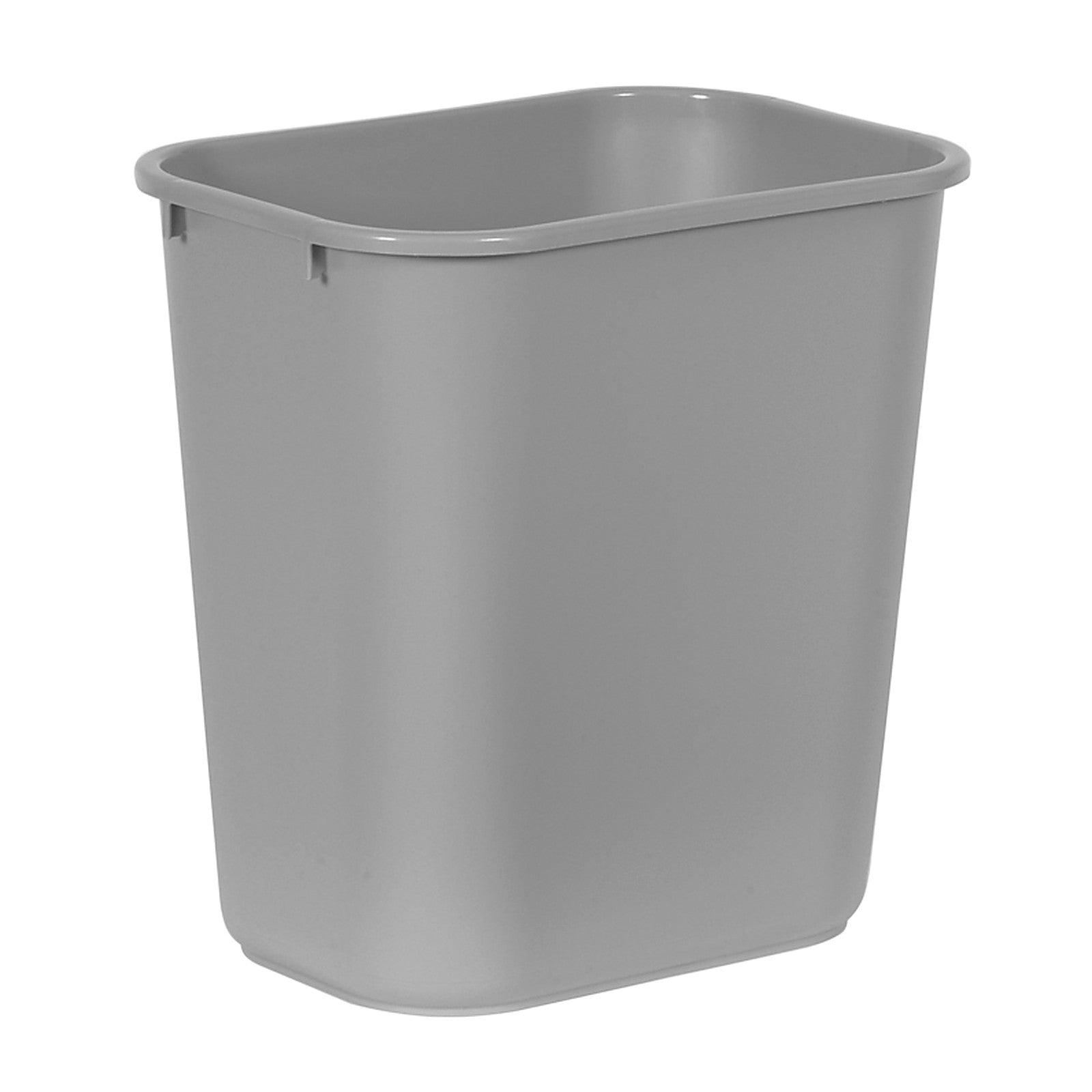 Medium Wastebasket Gray 28 Quart