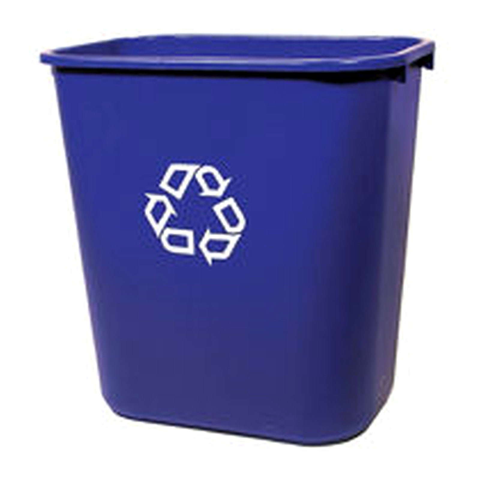 Medium Recycling Wastebasket Blue 28 Quart