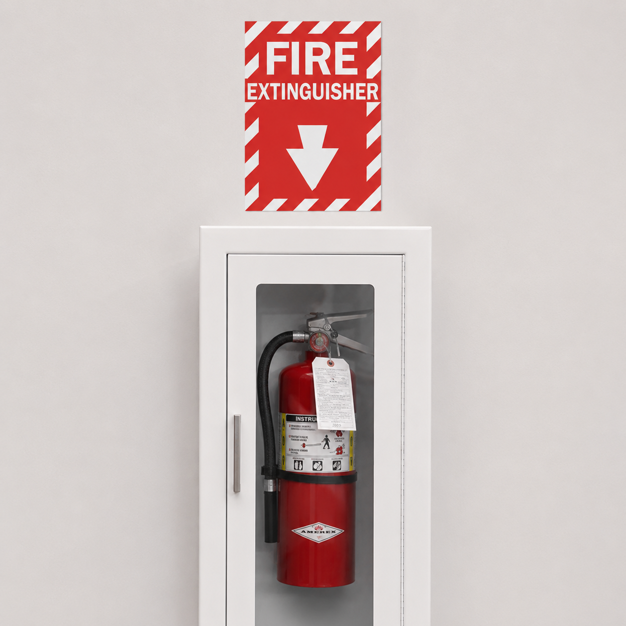 Fire Extinguisher Health and Safety Sign