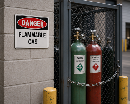 Danger Chemical and Hazardous Material Sign