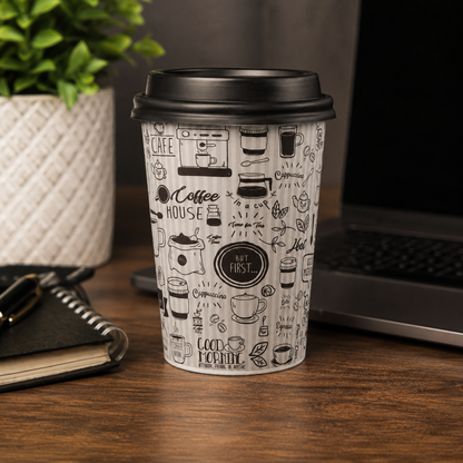 Paper Hot Cup Good Day Print