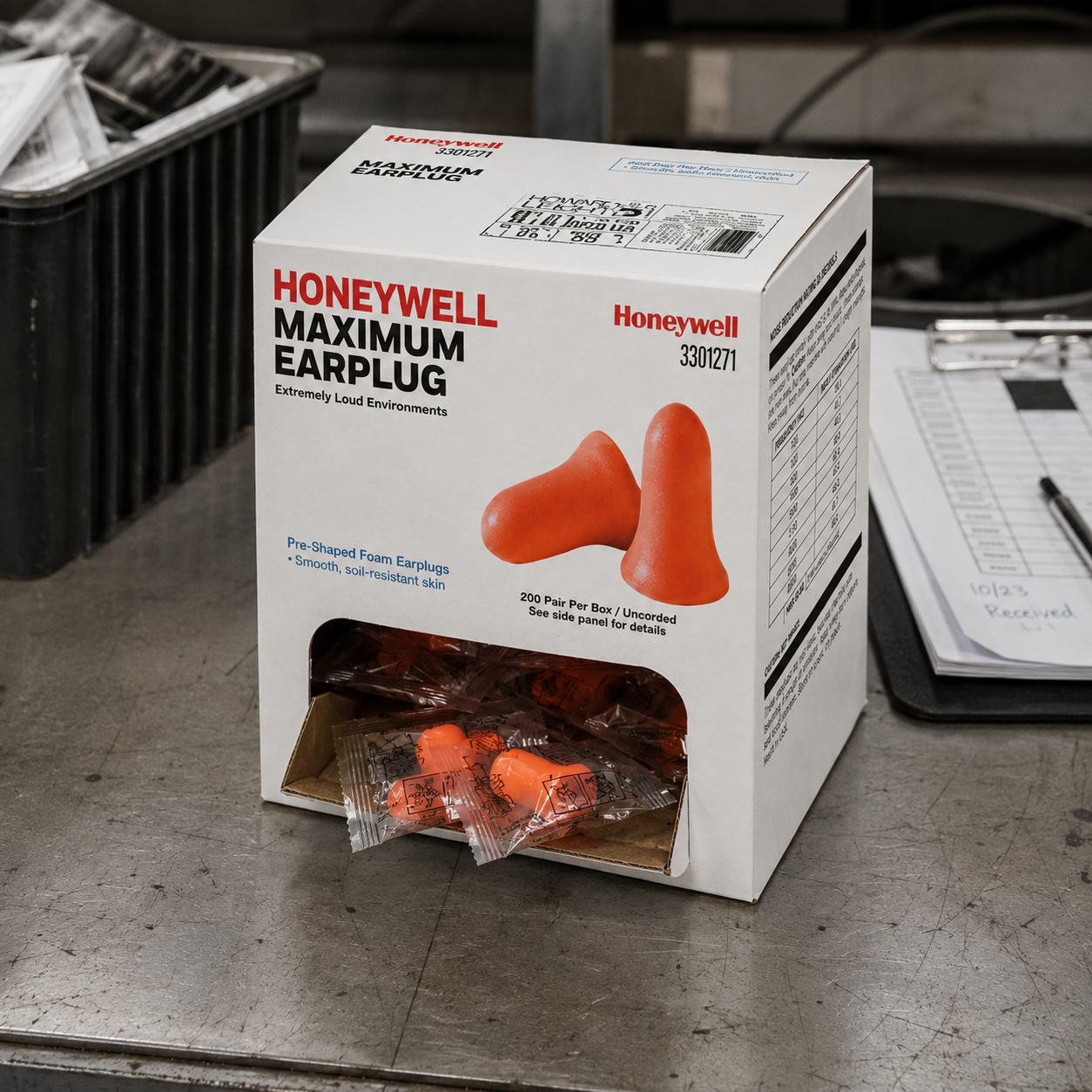 MAXIMUM Disposable Polyurethane Foam Earplugs