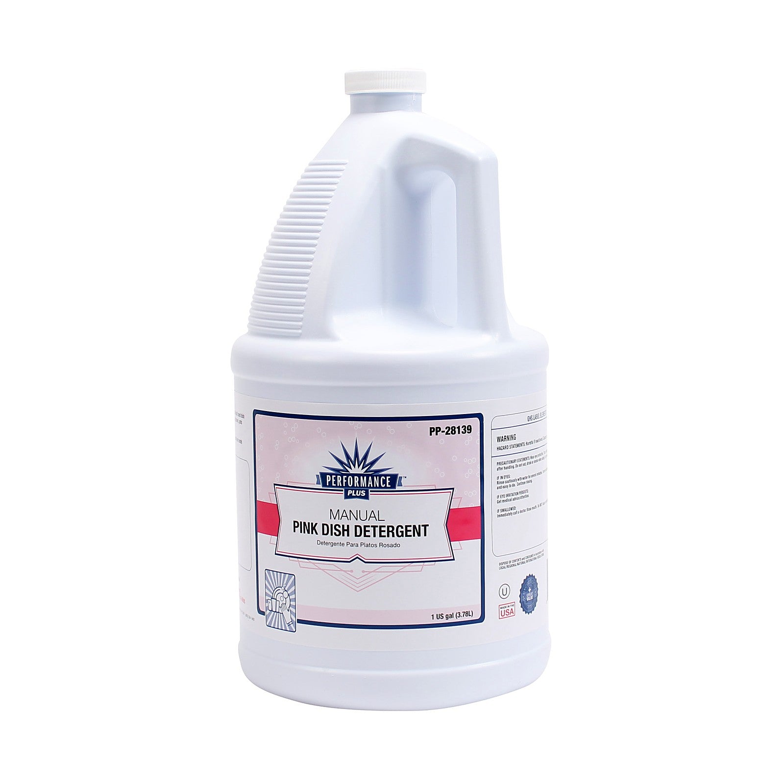 Pink Dish Detergent Manual 1 Gallon