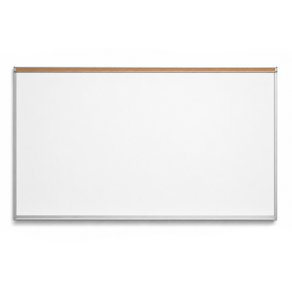 High Gloss Whiteboard with Map Rail, Blade Tray, & J-Trim Frame