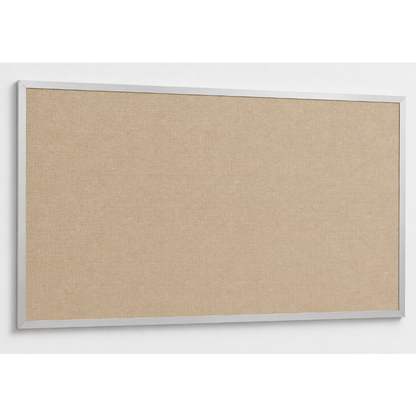 Fire-Rated Linen Vinyl Tack Board with J-Trim