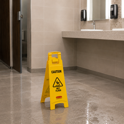 Caution Wet Floor Safety Sign