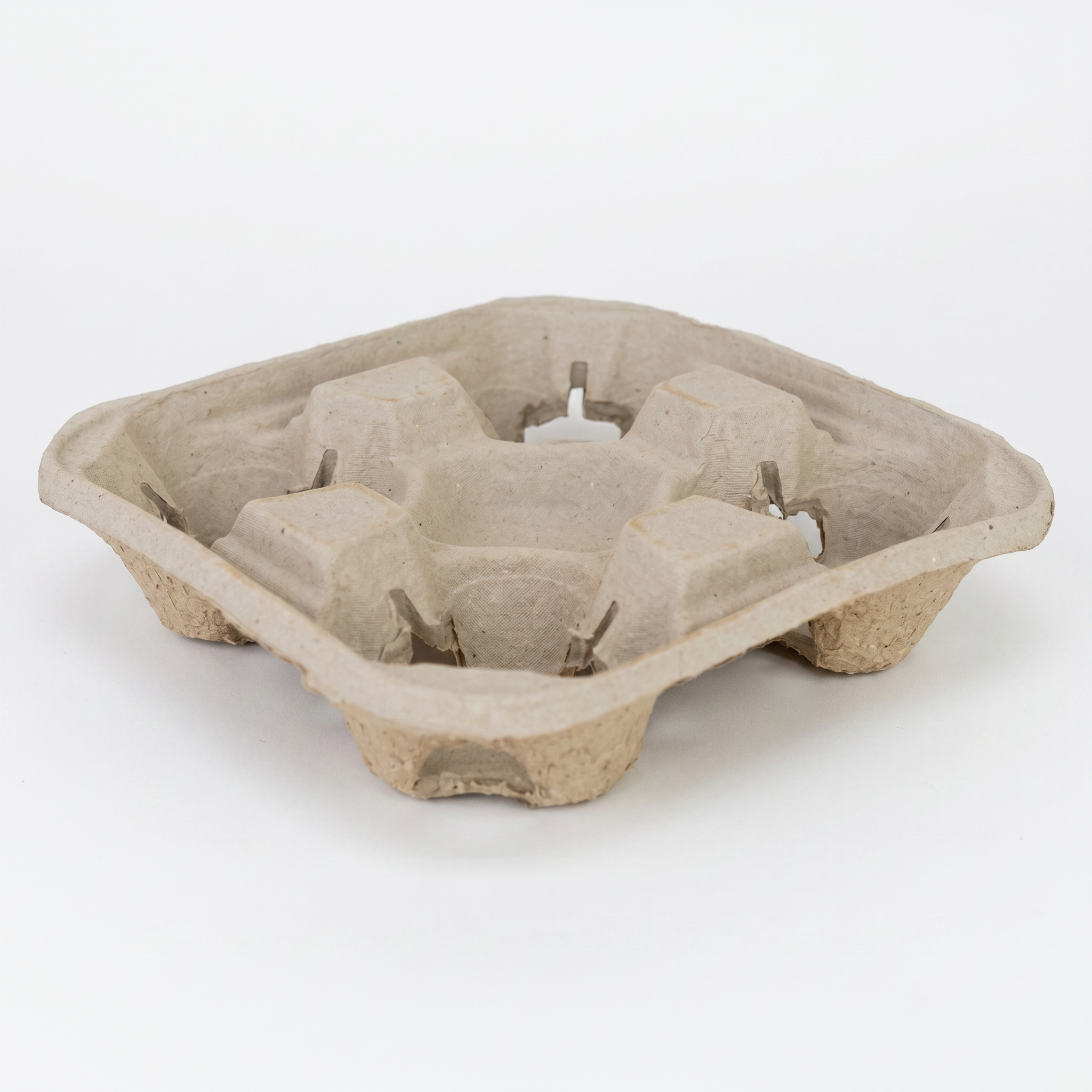ChampWare Molded Fiber 4-Cup Drink Carrier