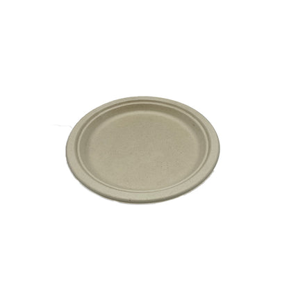 Natural White Bagasse Plates