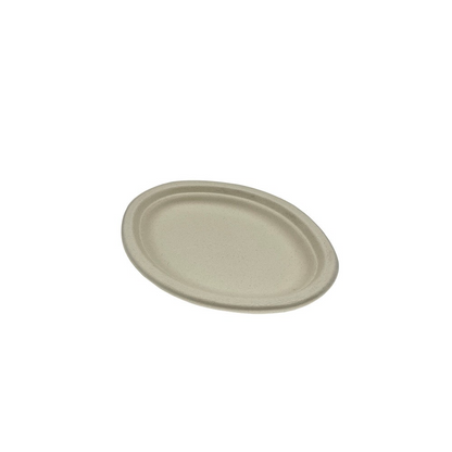 Natural White Bagasse Plates