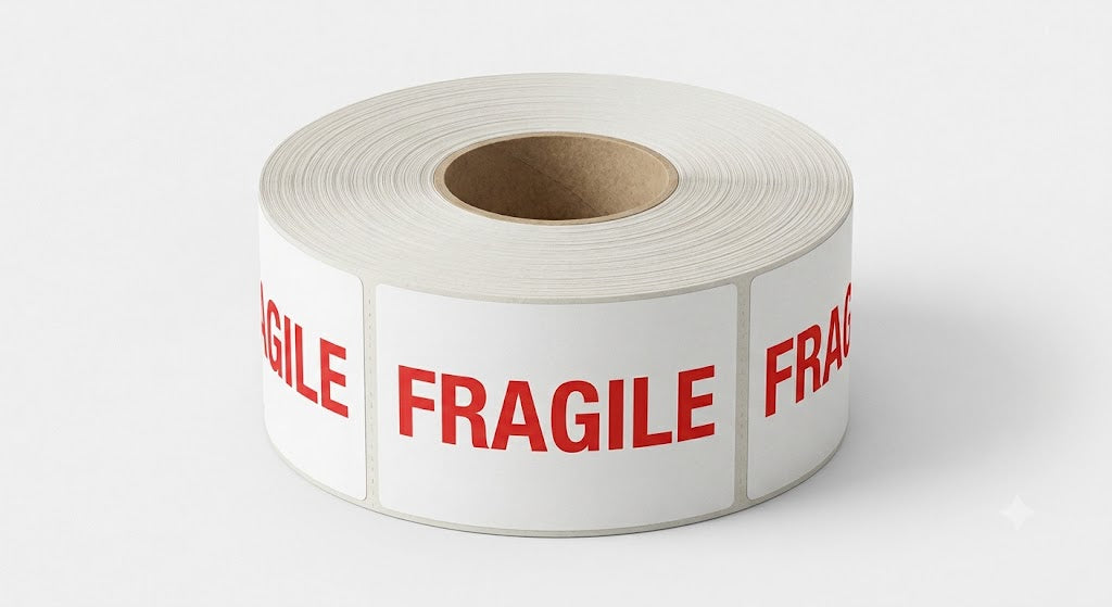 FRAGILE Labels 3"x5"