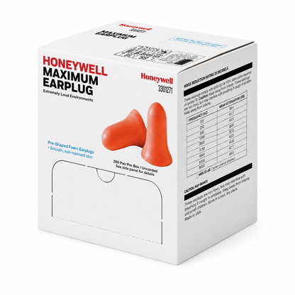 MAXIMUM Disposable Polyurethane Foam Earplugs