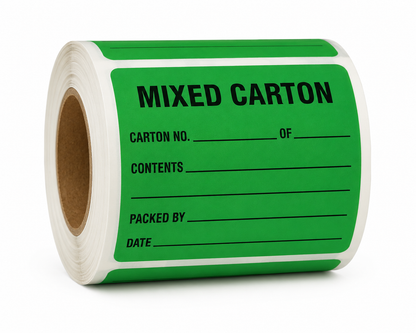 Mixed Skid & Carton Labels - 3" x 5"