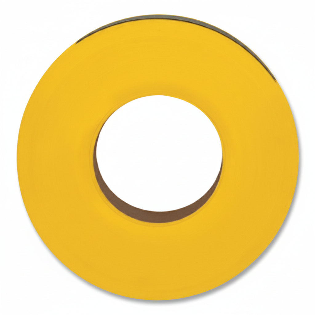 Yellow 1-3/16 in x 300 ft Flagging Tape, 2 mil Vinyl