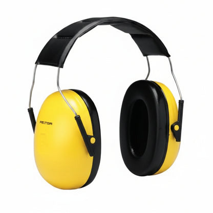 Peltor Optime 98 NRR 25 dB Yellow Over-the-Head Earmuffs