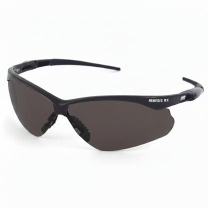 V60 Nemesis Rx Readers Smoke Scratch-Resistant Prescription Safety Glasses +2.0