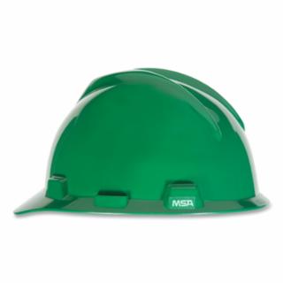Green V-Gard Cap-Style Hard Hat with Fas-Trac III Suspension