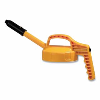 OilSafe Yellow Stretch Spout Lid - 0.5 inch dia