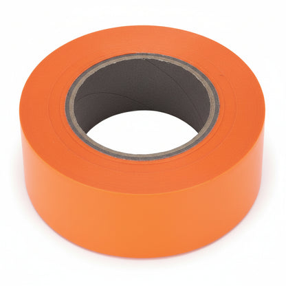 Orange Glo 1-3/16 in x 150 ft Flagging Tape, 2 mil Vinyl
