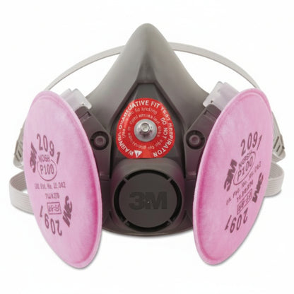 6300Q Large Half Facepiece Probed Reusable Respirator Assembly