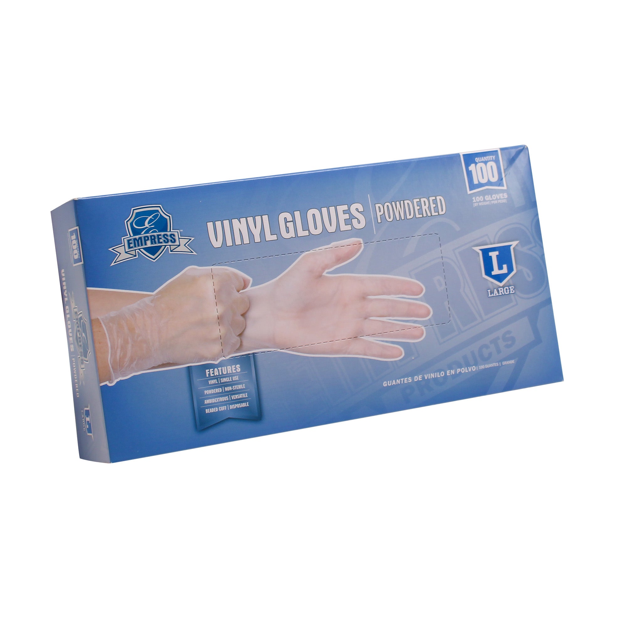 Vinyl Glove Powdered Large
