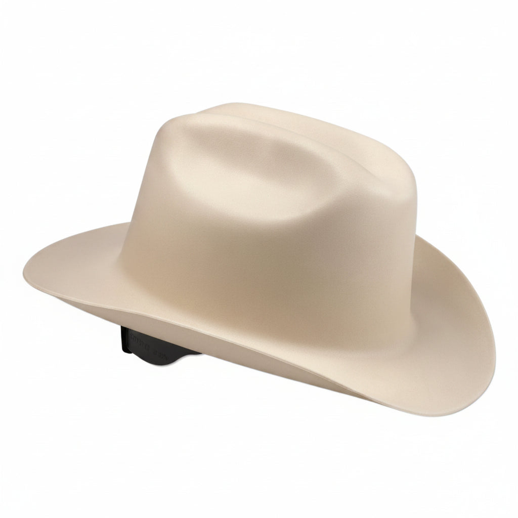 Tan Western Outlaw Hard Hat with 4-point Ratchet