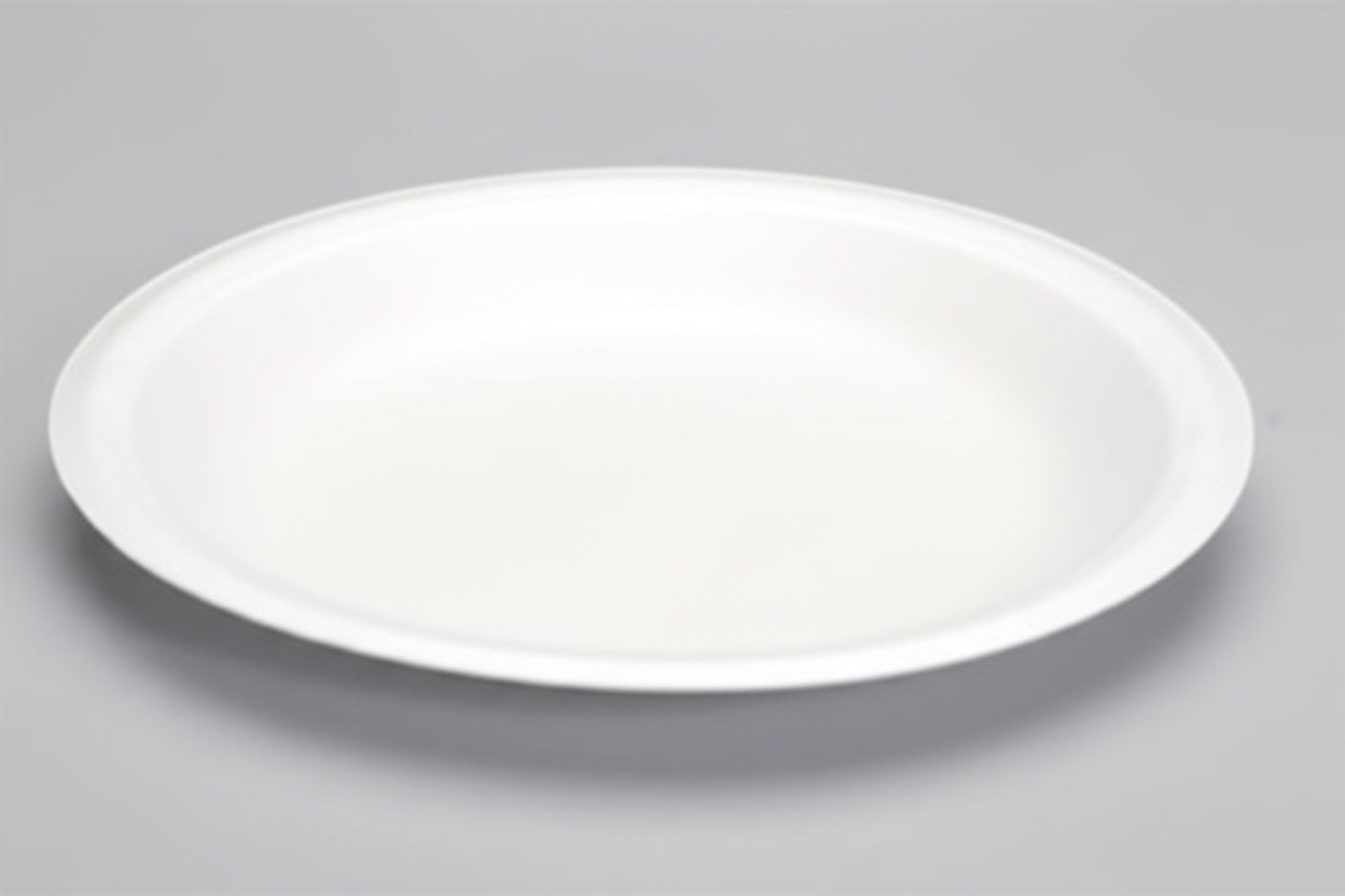 8.88 inch Celebrity White Foam Plate