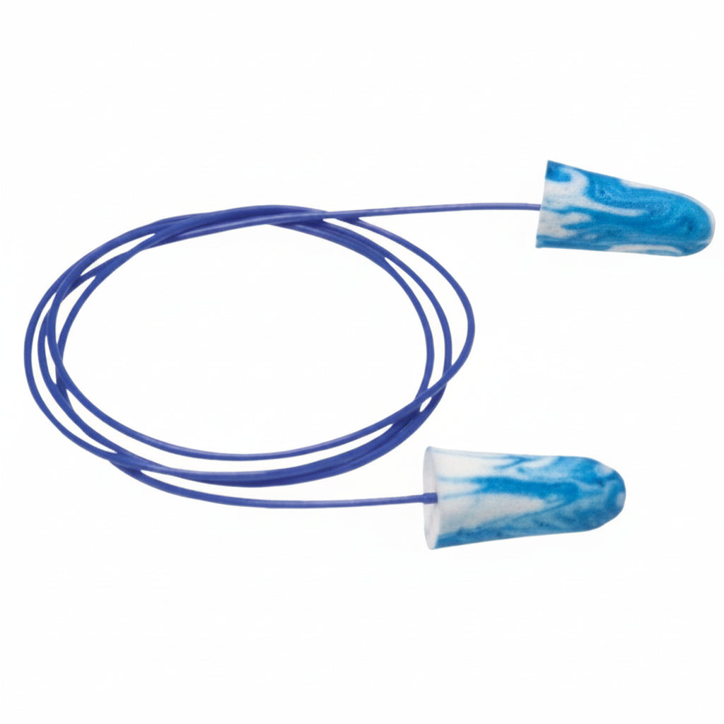 SparkPlugs Metal Detectable Foam Earplugs with Cord NRR 33 dB