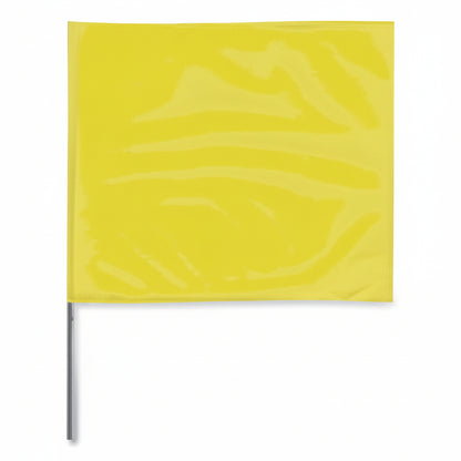 Yellow 2 x 3 inch 21-inch Stake Flag