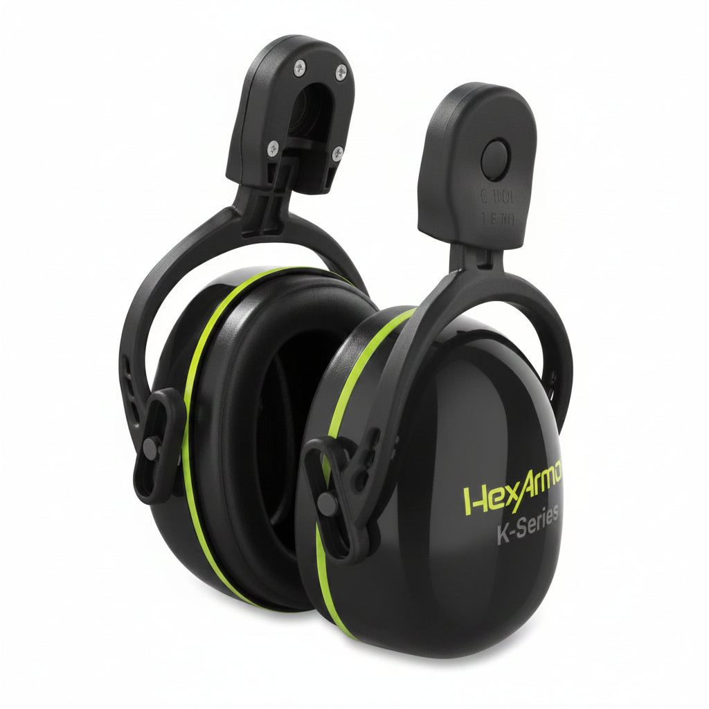 K-Series Ceros K2M Magnetic 24 NRR Earmuffs - Black/Lime
