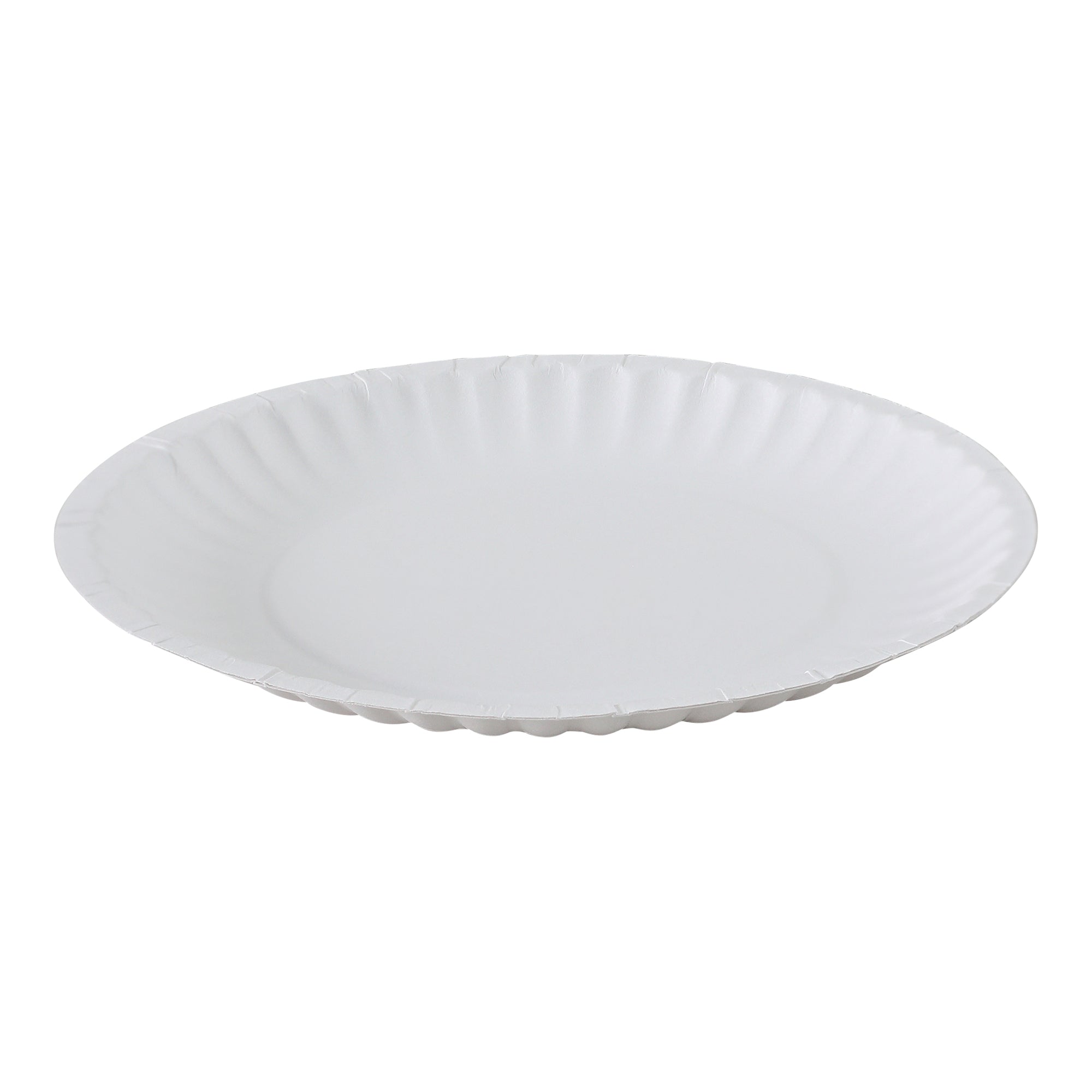 6 inch Uncoated White Paper Plate