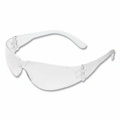 Checklite CL1 Frameless Clear Duramass Hard Coat Safety Glasses, No Logo, 12 per Dozen
