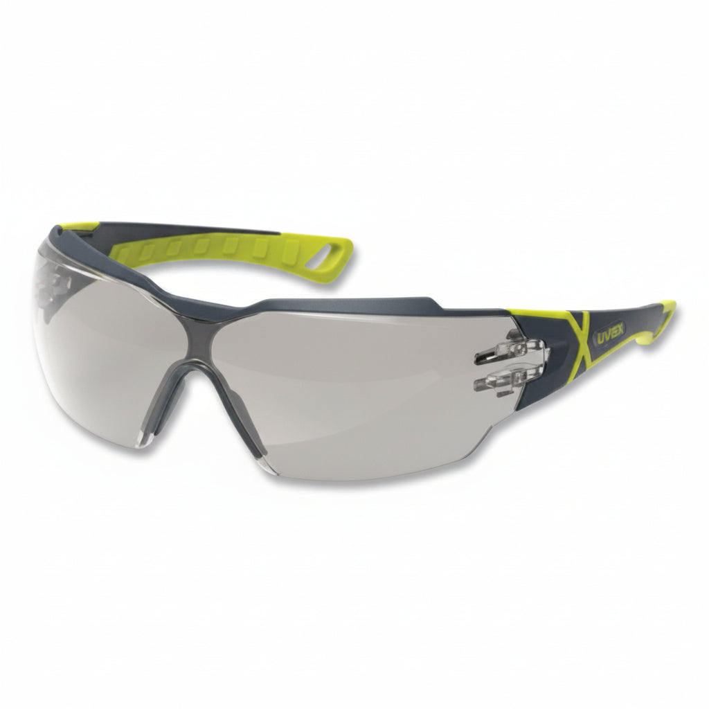 Gray/Lime MX300 Anti-Fog Safety Glasses
