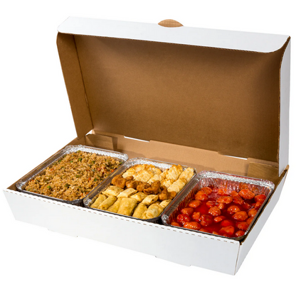 Corrugated Catering Box White Full Pan