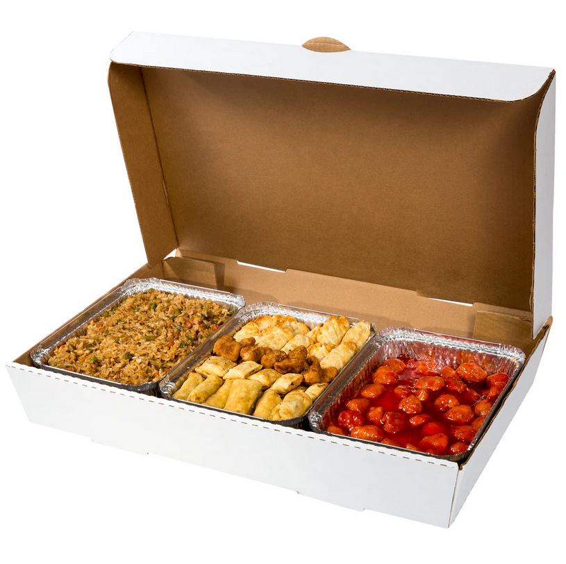 Corrugated Catering Box White Full Pan