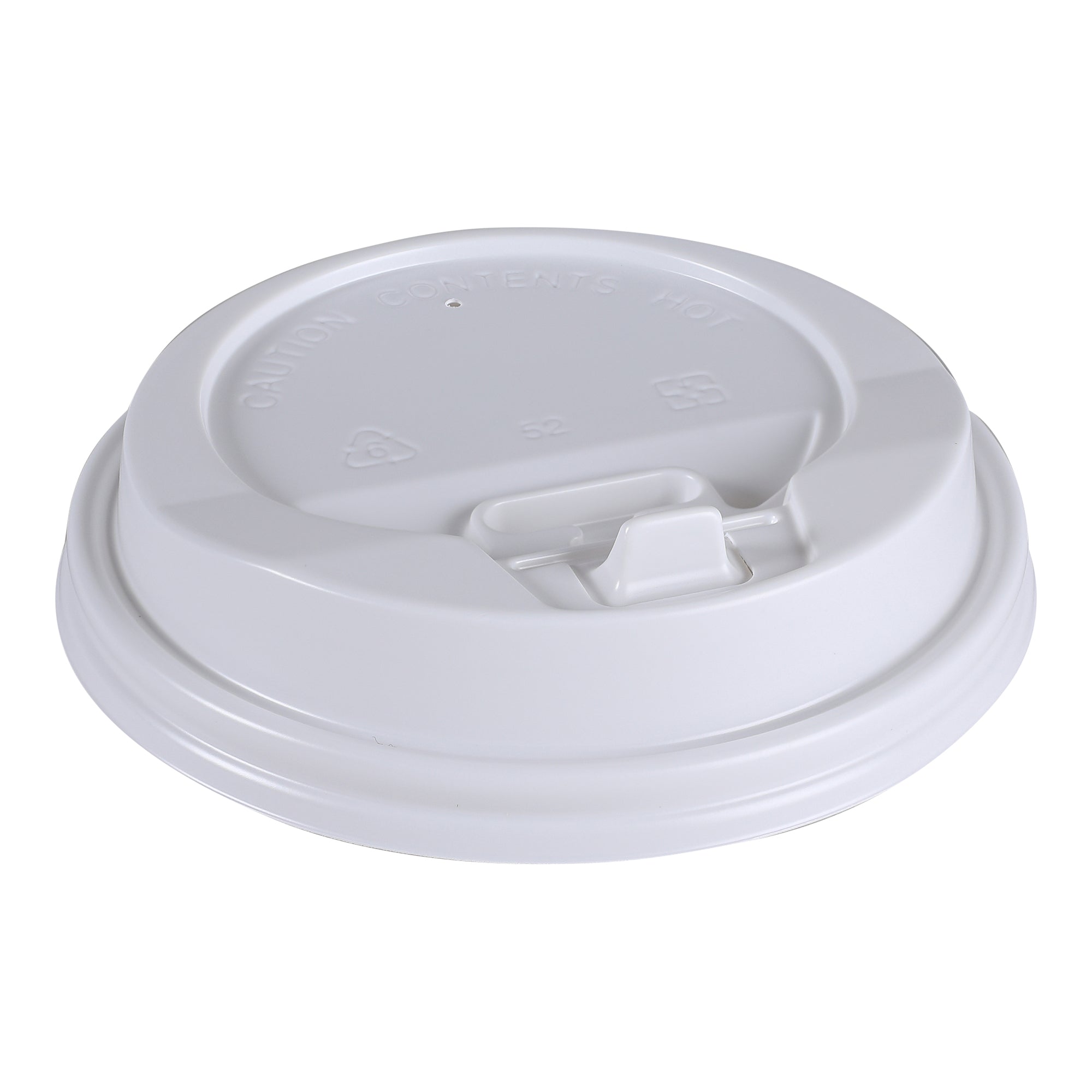 Dome Lid for 10-20 oz Hot Cups White