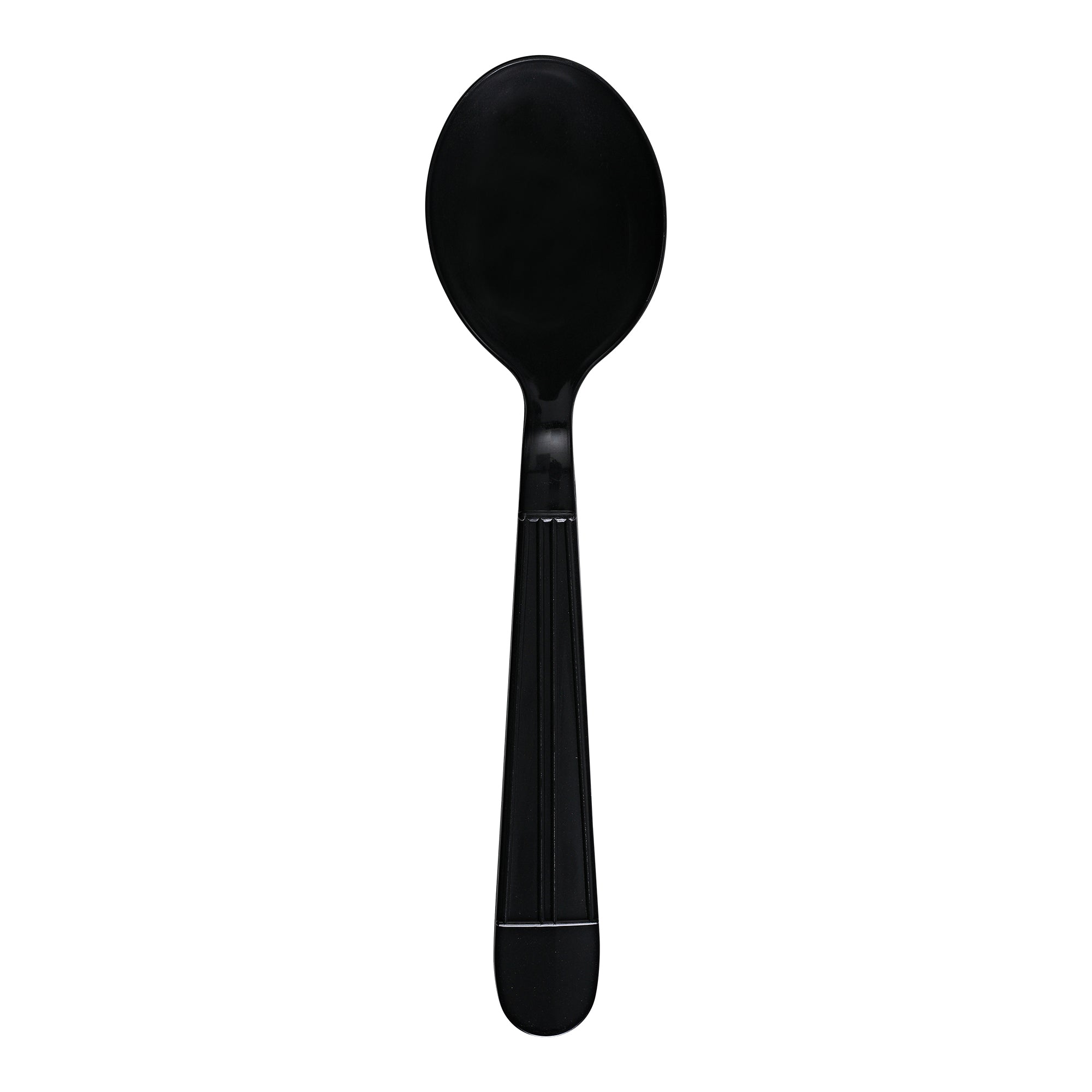 Essentials Heavy Weight Black Soup Spoon