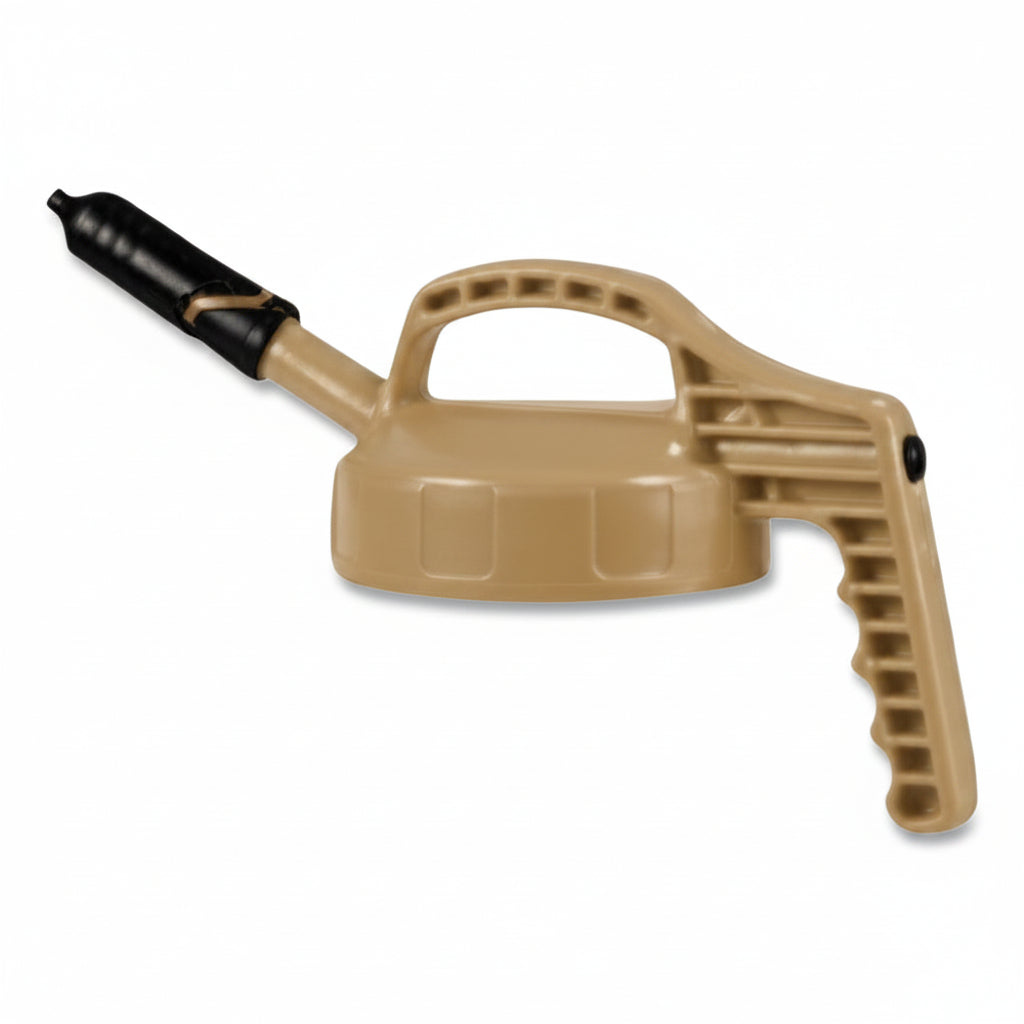 OilSafe Beige Mini Spout Lid - 1/4 inch dia