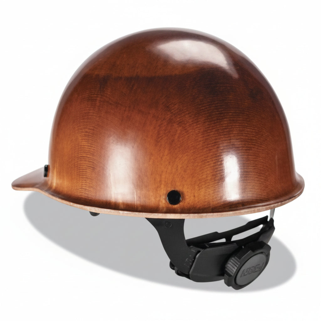 Natural Tan Cap Style Skullgard Hard Hat with Fas-Trac III Suspension - Large