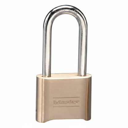 No. 175DLH Settable Combination Solid Brass Padlock with Hardened Steel Shackle