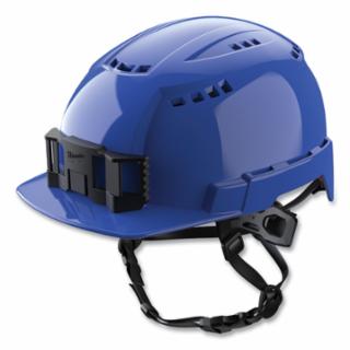 Blue Vented Class C BOLT Front Brim Safety Helmet